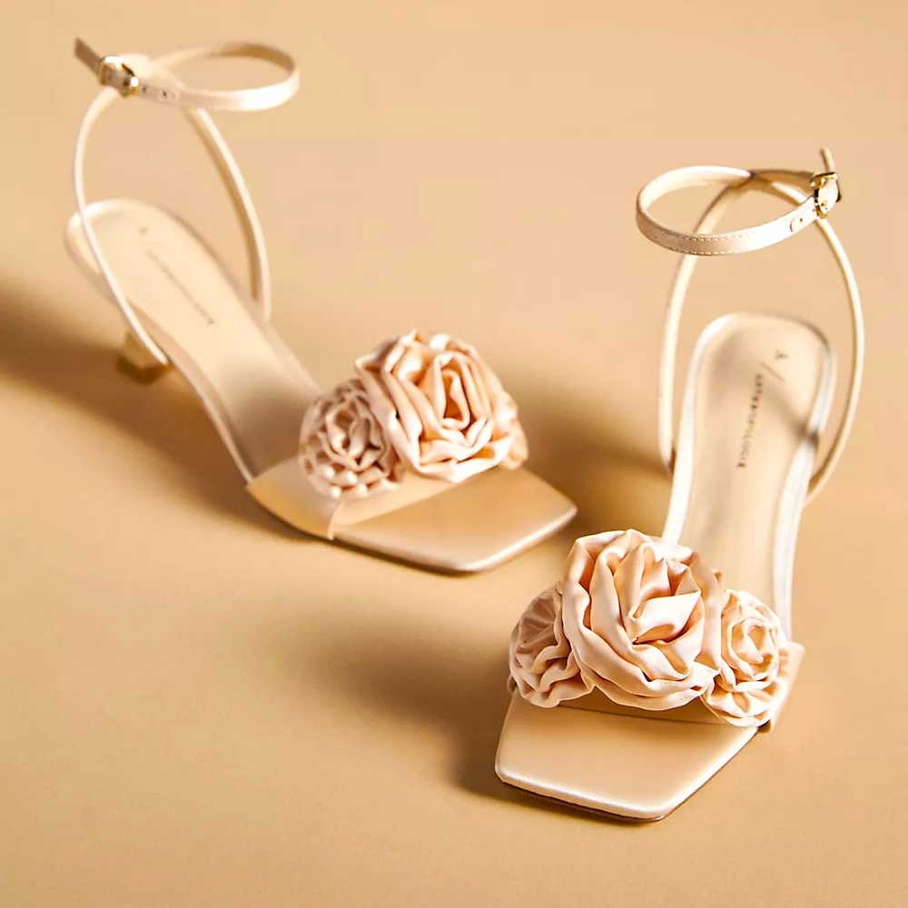 Anthropologie Florette Kitten Heels